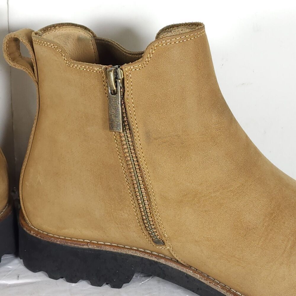 Samuel Hubbard Women's US 9,5 Ginger Nubuck Leather Pull On Ankle Chelsea Boots - Picture 16 of 16